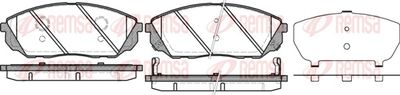 Brake Pad Set, disc brake 1041.12