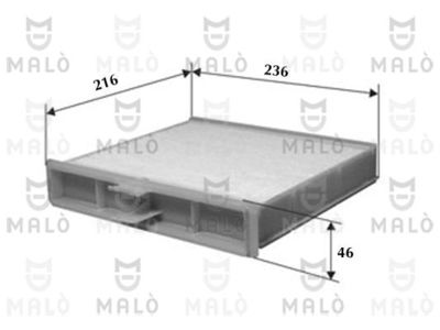 AKRON-MALÒ 1531061 Фильтр салона для RENAULT SCÉNIC II (JM0/1_) 1.5 dCi (JM0F)