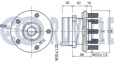 SET RULMENT ROATA RUVILLE 221585 1