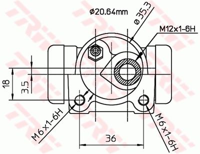 Wheel Brake Cylinder BWF167