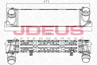 LADELUFTKüHLER JDEUS M805077A