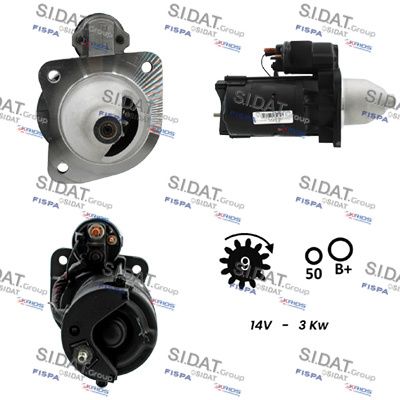 FISPA Startmotor / Starter (S12BH0736)