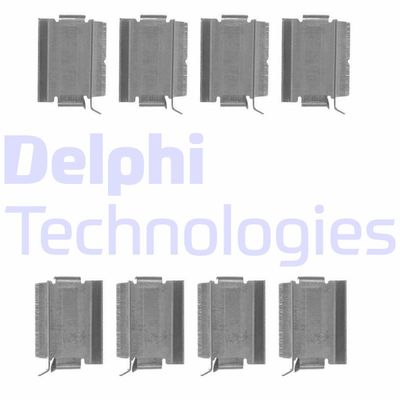 Комплектующие, колодки дискового тормоза DELPHI LX0649 для DODGE JOURNEY