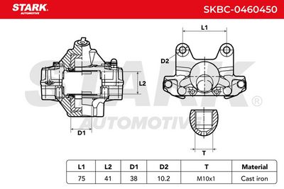 спирачен апарат STARK SKBC-0460450