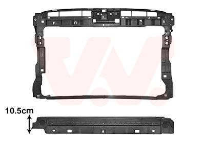 VAN WEZEL 5742778 Решетка радиатора для VW PASSAT ALLTRACK B8 Variant (3G5, CB5)