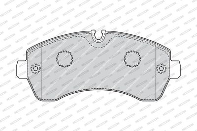 BREMSBELAGSATZ SCHEIBENBREMSE FERODO FVR4470 1