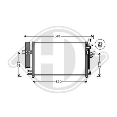 CONDENSATOR CLIMATIZARE DIEDERICHS DCC1891