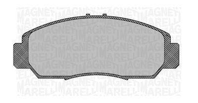 Комплект тормозных колодок, дисковый тормоз MAGNETI MARELLI 363916060702 для HONDA CROSSROAD