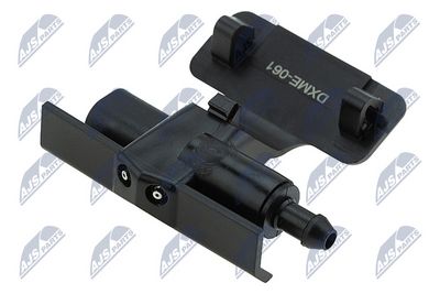 Plovimo skysčio purkštukas, priekinis langas