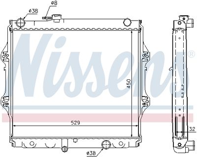 RADIATOR RACIRE MOTOR NISSENS 64599A 5