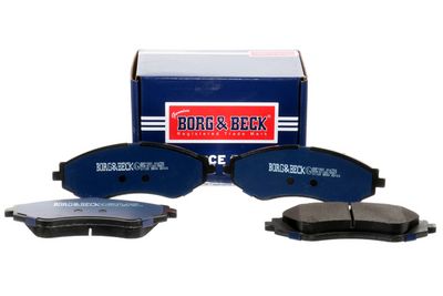 комплект спирачно феродо, дискови спирачки BORG & BECK BBP1881
