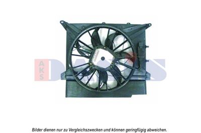 Вентилятор, охлаждение двигателя AKS DASIS 228045N для VOLVO XC90
