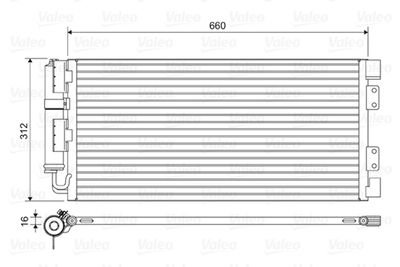 VALEO 817549 Радіатор кондиціонера для LAND ROVER (Ленд ровер)