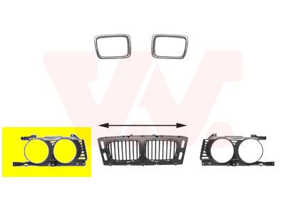 VAN-WEZEL 0635412 Решітка радіатора для BMW (Бмв)