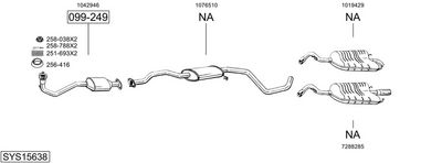 SISTEM DE ESAPAMENT BOSAL SYS15638