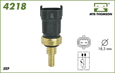 Czujnik, temperatura płynu chłodzącego MTE-THOMSON 4218