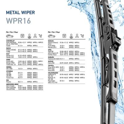 Wiper Blade 9XW 190 253-161