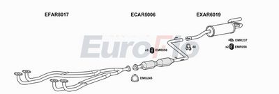 Układ wydechowy EUROFLO AR33151015B