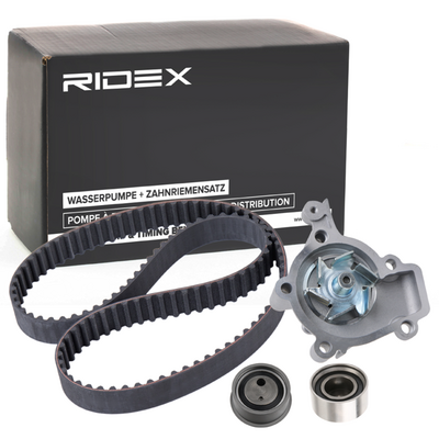 водна помпа+ к-кт ангренажен ремък RIDEX 3096W0372