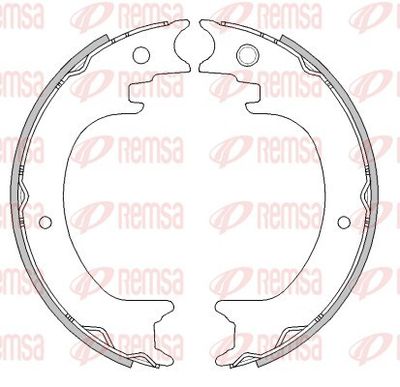 Szczęka hamulcowa, hamulec postojowy REMSA 4279.00