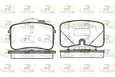 Комплект тормозных колодок, дисковый тормоз ROADHOUSE 2328.00 для AUDI V8