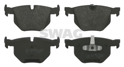 комплект спирачно феродо, дискови спирачки SWAG 20 91 6587