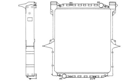 Chladič, chlazení motoru NRF 51528