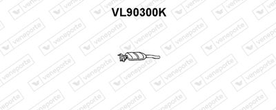 Катализатор VENEPORTE VL90300K для VOLVO 760