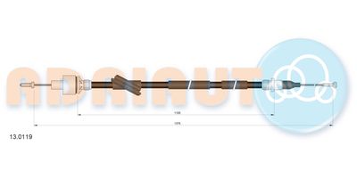 Cable Pull, clutch control 13.0119