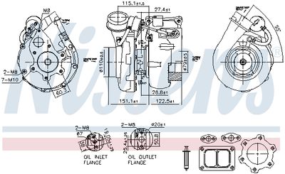 Turboaggregat NISSENS 93617