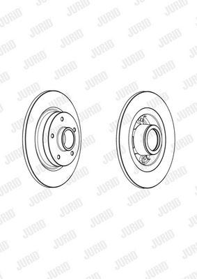 BREMSSCHEIBE JURID 562981J1 1