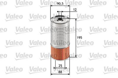 Масляный фильтр VALEO 586546 для MERCEDES-BENZ T2/L