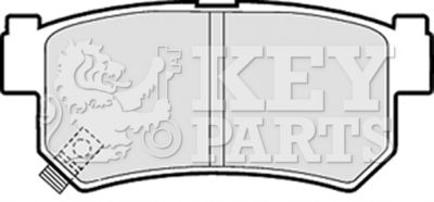 Комплект тормозных колодок, дисковый тормоз KEY PARTS KBP1790 для SSANGYONG KYRON
