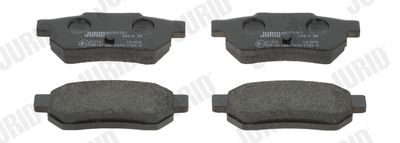 Комплект тормозных колодок, дисковый тормоз JURID 572135J для HONDA CONCERTO