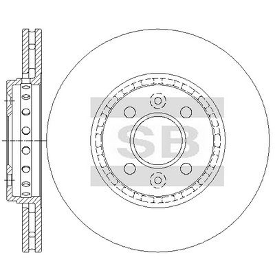 спирачен диск Hi-Q SD3073