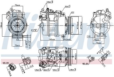 COMPRESOR CLIMATIZARE NISSENS 89417 4