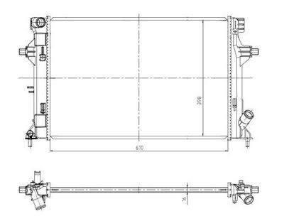 KüHLER MOTORKüHLUNG NRF 550035 1