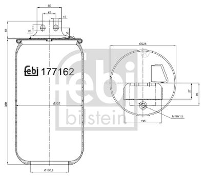 FEBI BILSTEIN Federbalg, Luftfederung