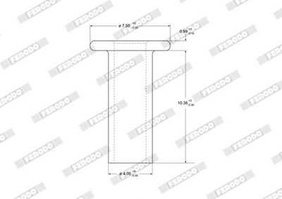 NIT MATERIAL FRICTIUNE SABOTI FRANA FERODO 93021 1