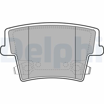 Комплект тормозных колодок, дисковый тормоз LP2035