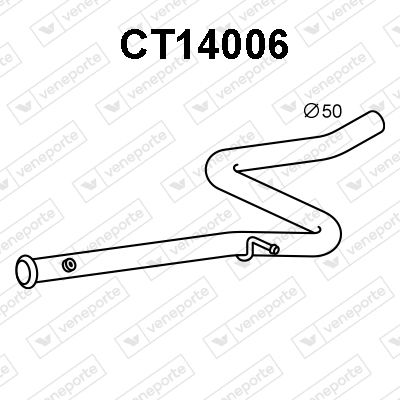 ABGASROHR VENEPORTE CT14006
