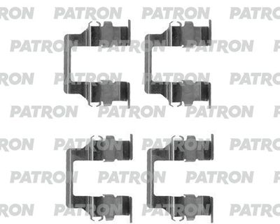 Комплектующие, колодки дискового тормоза PATRON PSRK1211 для MITSUBISHI PAJERO