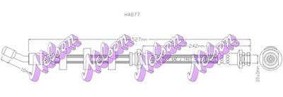 Тормозной шланг KAWE H4877 для SUZUKI SUPER CARRY