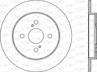 OPEN PARTS BDA2293.10 Тормозные диски  для DAIHATSU CHARADE (Дайхатсу Чараде)