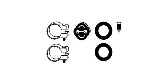 MONTAGESATZ ABGASANLAGE HJS 82111526