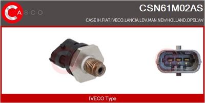 SENZOR PRESIUNE COMBUSTIBIL CASCO CSN61M02AS