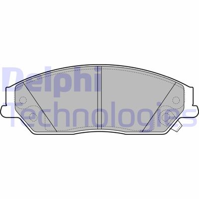 Комплект тормозных колодок, дисковый тормоз DELPHI LP2714 для BYD M6