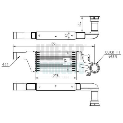 INTERCOOLER COMPRESOR