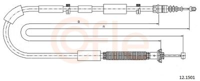 SEILZUG FESTSTELLBREMSE COFLE 121501