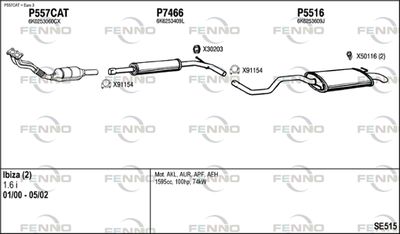 Układ wydechowy FENNO SE515